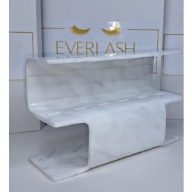 Szempilla csipesz tartó állvány (fehér)