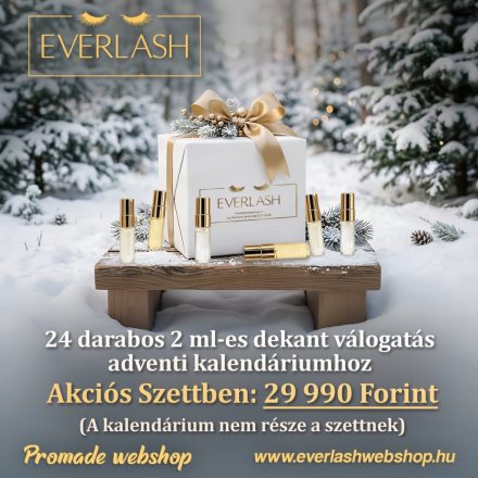 Everlash parfüm adventi naptár – 24 × 2 ml női és férfi illatválogatás, illusztráció